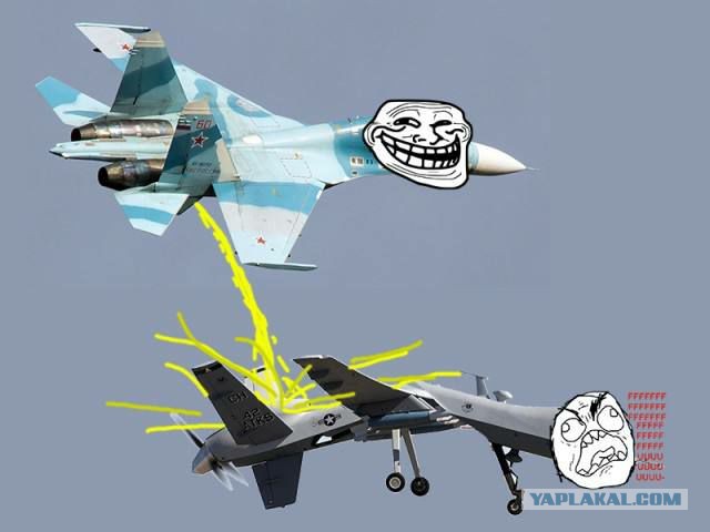 CBS смоделировал падение американского дрона MQ-9 Reaper в Черном море в результате встречи с Российским самолетом