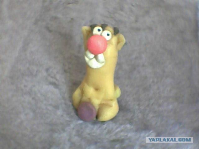 Кот-романтик из термопластики