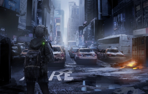 Рисунки: фантастика, Sci-Fi, киберпанк