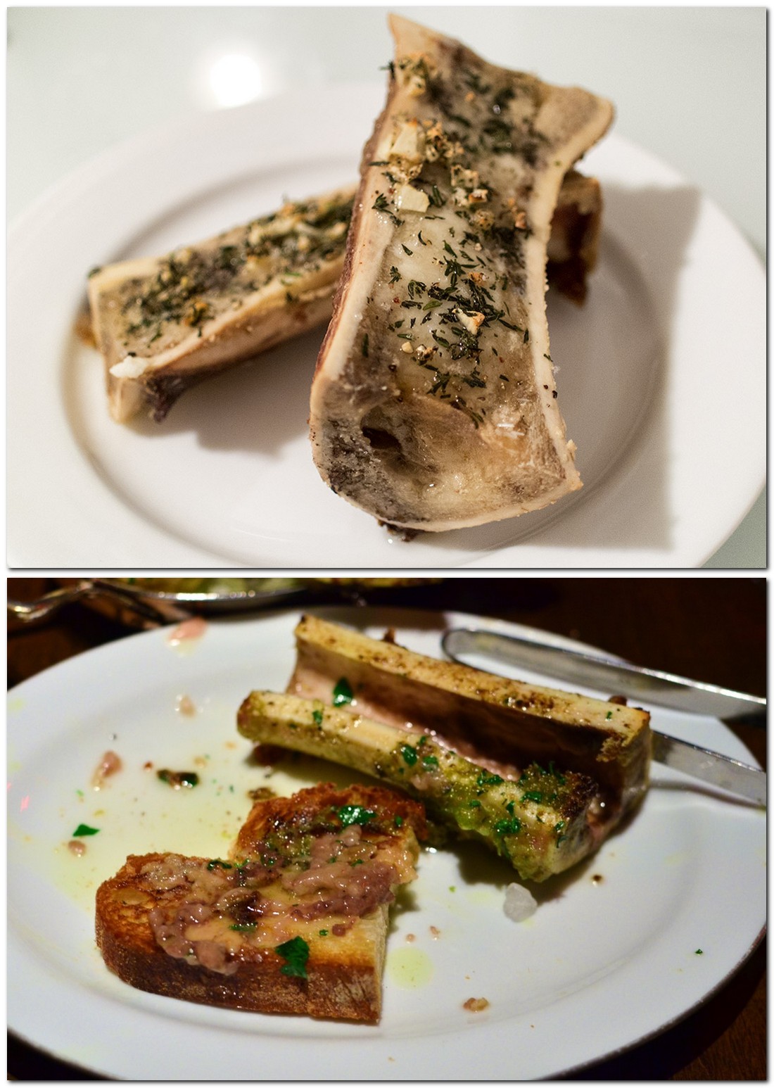 Bone marrow grill with craft mustard. Костный мозг с домашней горчицей -  ЯПлакалъ