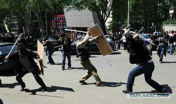 Митинг в Грузии