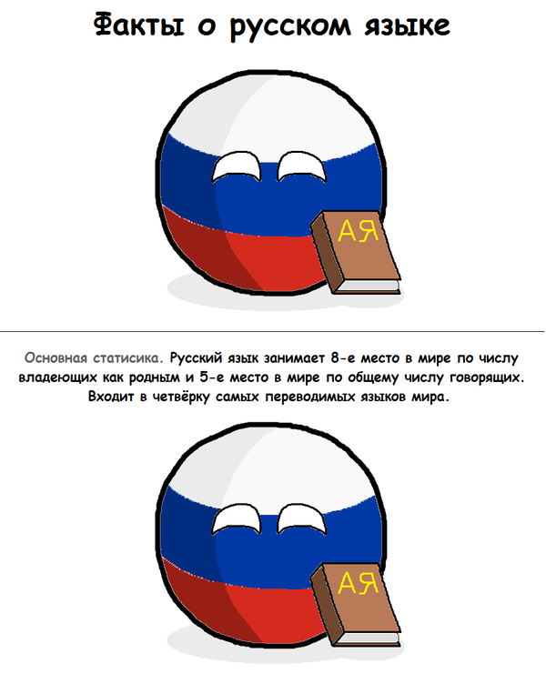 Немного фактов о русском языке