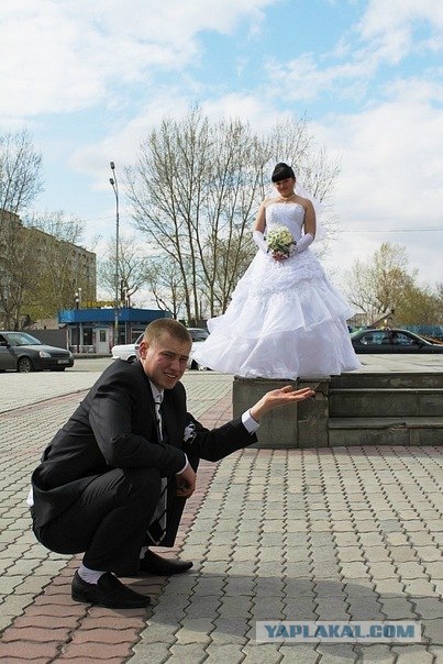 Забавные свадебные фото