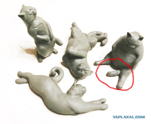 Котовторник от пластилинового рукодела