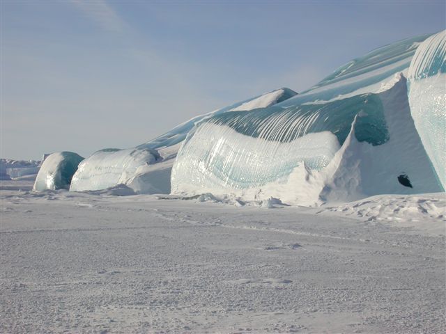 Феерическое зрелище в Антарктике.