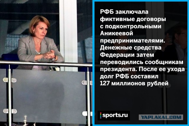 Первый спортивный чиновник, которого посадят за воровство
