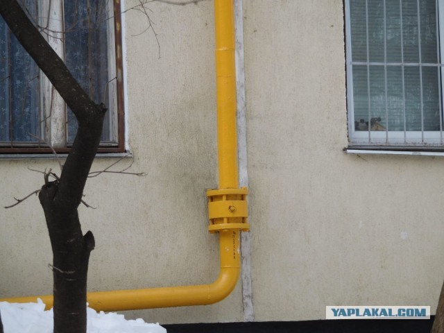 Отпиленные газовые трубы в Чертаново южном