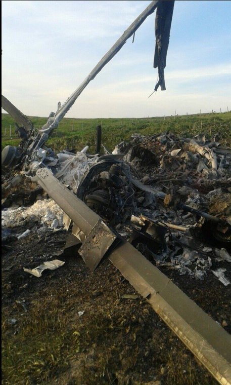 Сбитый Азербайджанский вертолет. Нагорный Карабах. 2 апреля 2016г.