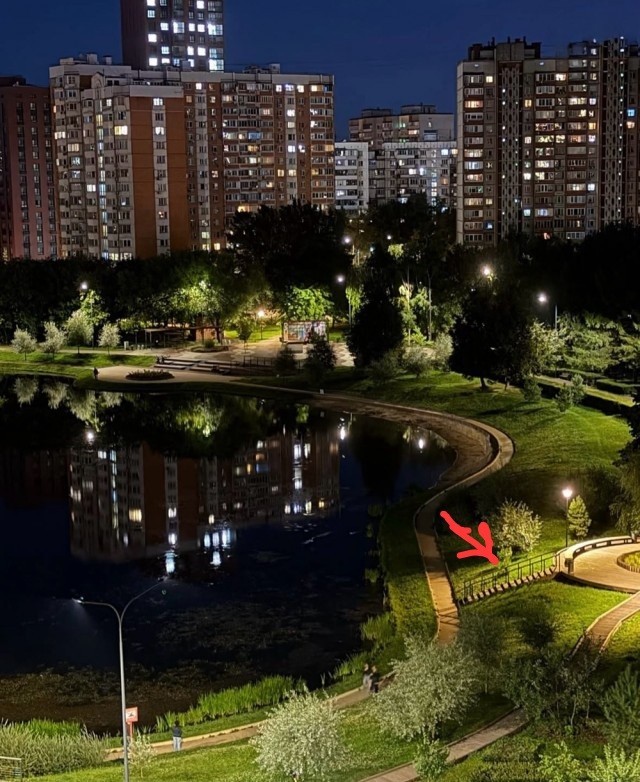В каком месте Москвы сделано фото?