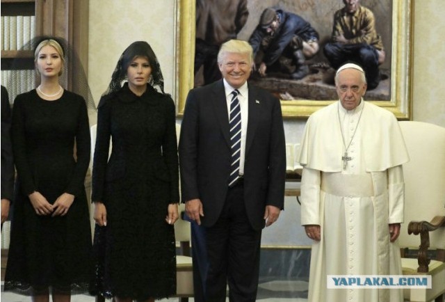 Как Дональд Трамп встречался с Папой Римским