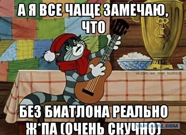 Биатлон сезон 2015/2016 Чемпионат мира. Продолжение.
