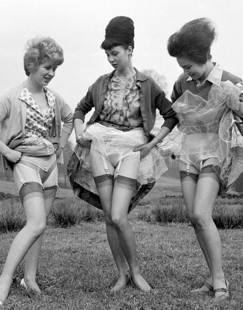 Twink retro girl miniskirt