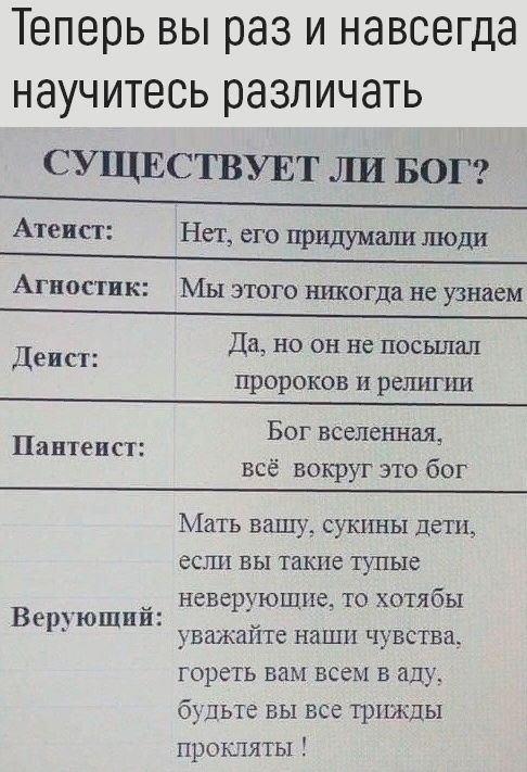 Теряя свою веру