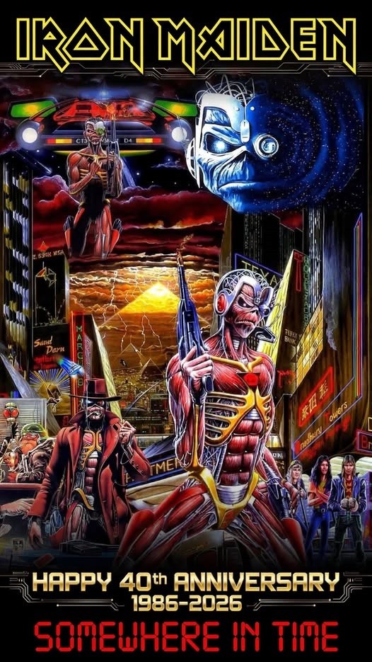 Музыка и музыканты: Iron Maiden- Somewhere In Time -40 лет