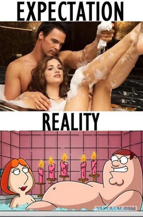 Секс: ожидание vs реальность