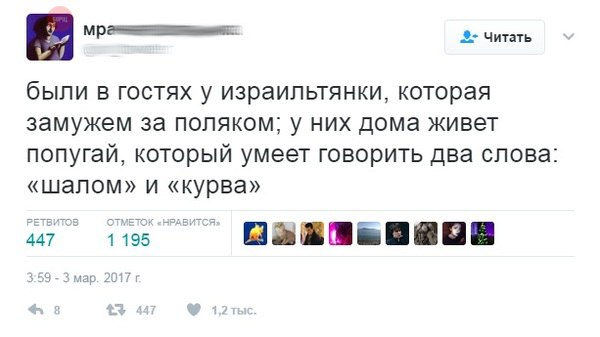 Смешные комментарии из социальных сетей 03.03.2017