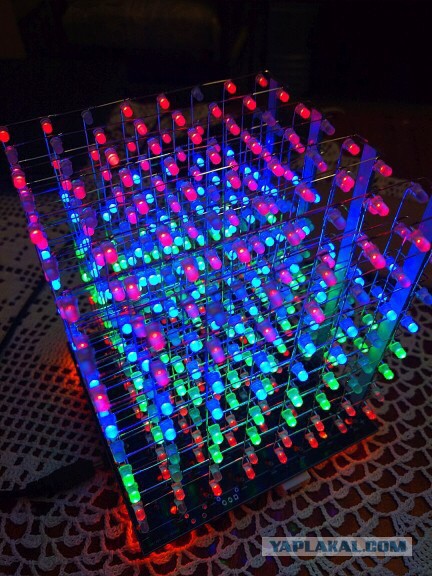 Cветодиодный куб 16х16х16