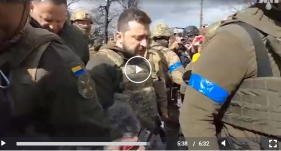 Зеленский в Буче. Брифинг. 04.04.2022