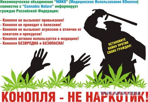 Россия против канабиса