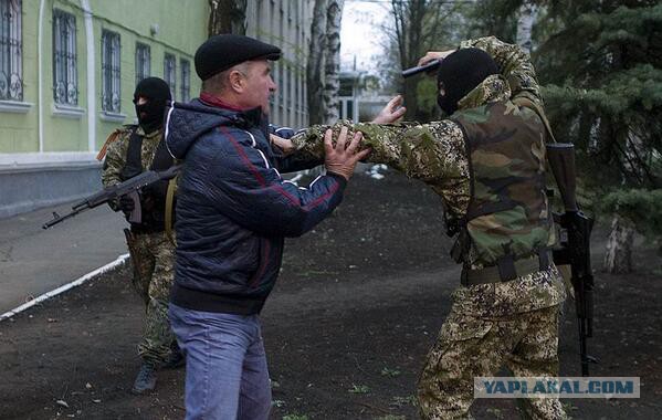 Cиловая операция в Славянске.
