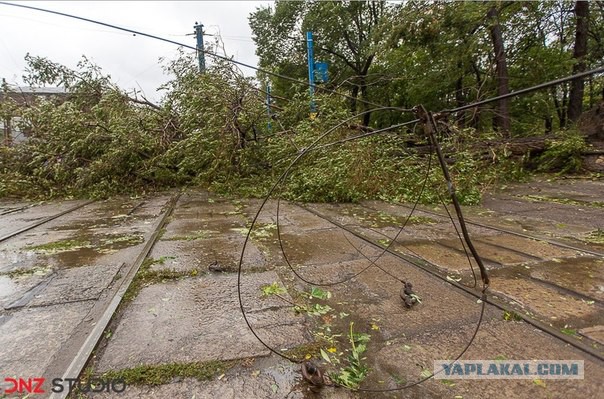 Ночной ураган в Днепропетровске, 24.09.2014.
