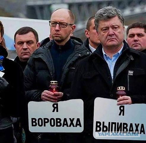 Яценюк докладывает Порошенко об успехах АТО.