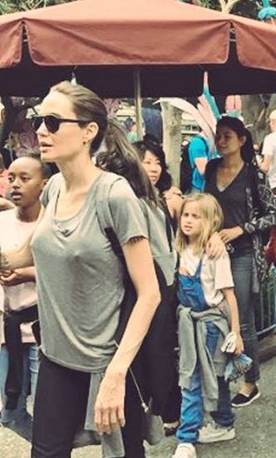 Анджелина Джоли возмутила поклонников, явившись в детский парк без нижнего белья