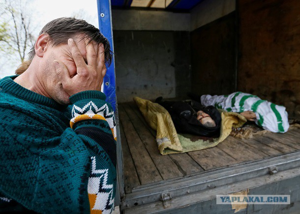 Славянск. 20 апреля. Атака блок-поста