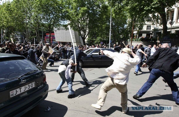 Митинг в Грузии
