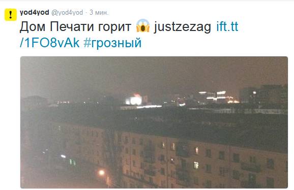 Боевики в центре Грозного