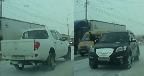 Чуть не сбил