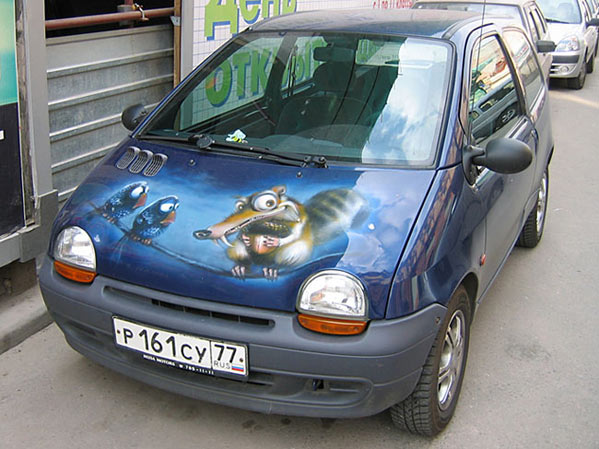Аэрография автомобиля