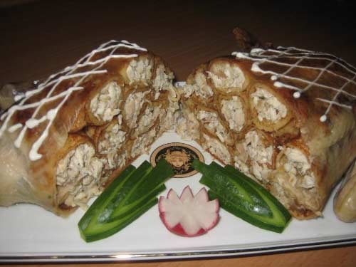 Цыпленок фаршированный - новогодняя закуска!