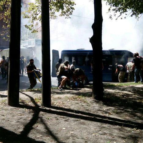 Люди в камуфляже и балаклавах штурмовали горсовет