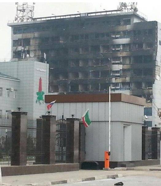 Боевики в центре Грозного