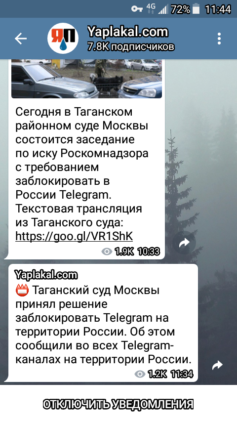 В России заблокировали Telegram