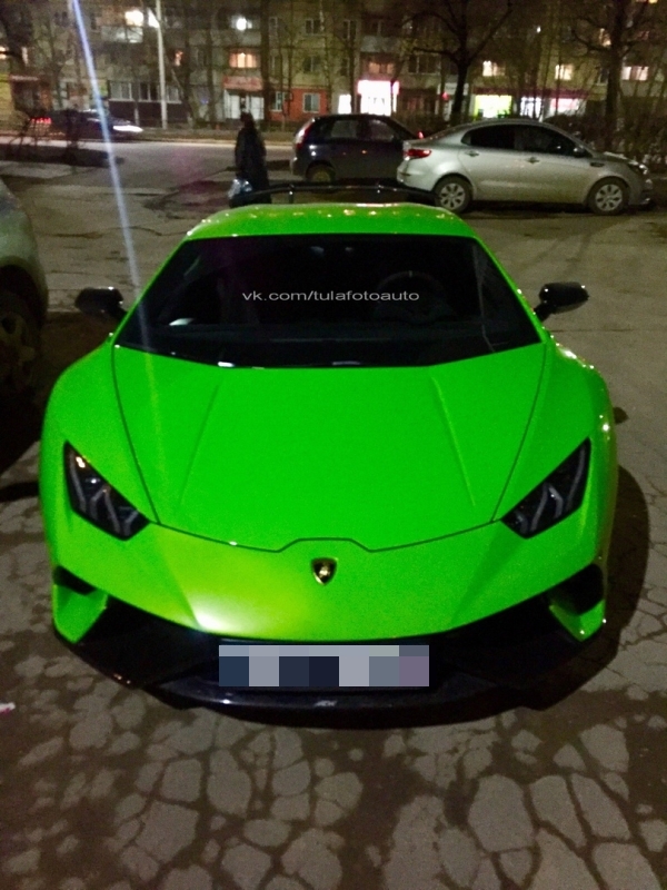 В Туле появился первый Lamborghini Huracan, который принадлежит 18-летнему парню