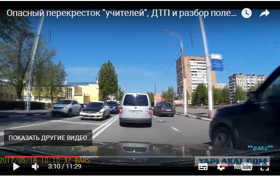 Лакмусовый перекресток, выявляющий идиотов...