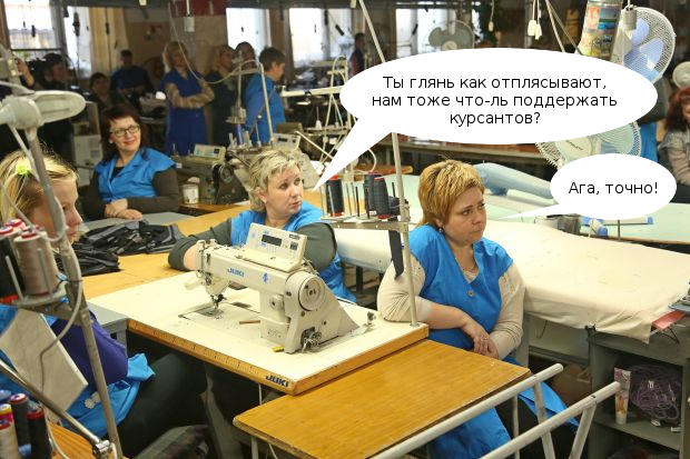 Швейный цех в поддержку ульяновских курсантов