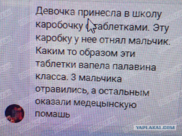 В одной из школ Выборгского района Петербурга массово отравились дети таблетками