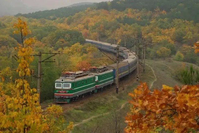Осень на железной дороге