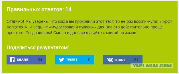 Хорошо ли ты знаешь русскую литературу?