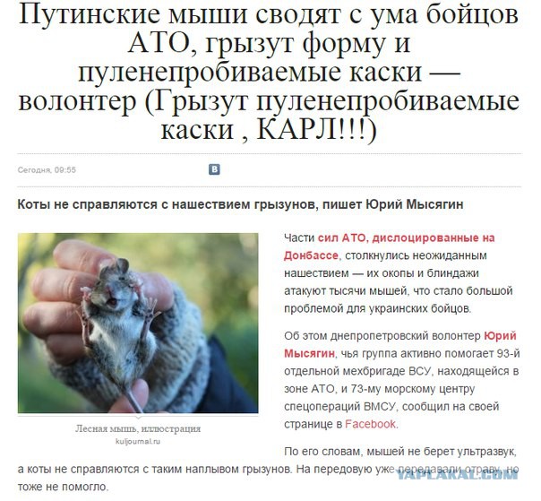 Путин наслал на...