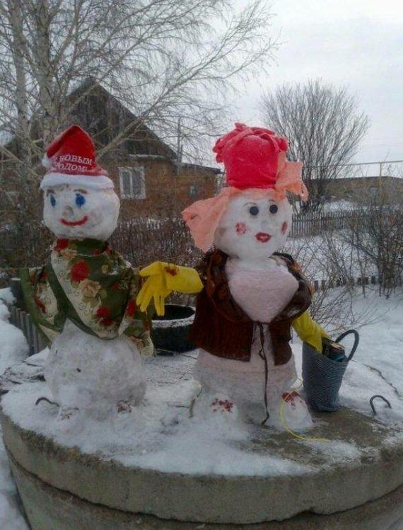 Немного снеговиков Вам !