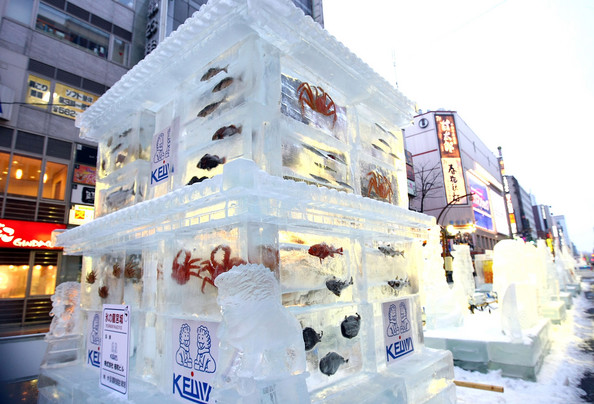 Снежный фестиваль в Японии