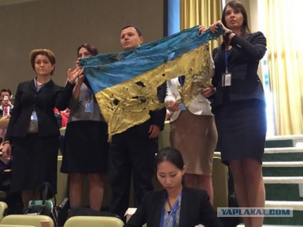 Украинскую делегацию вывели из зала