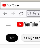 У ютуба отвалилась панелька слева