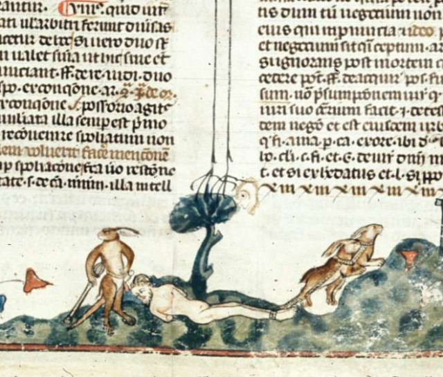 Почему на средневековых рисунках зайцы изощренно убивают рыцарей?