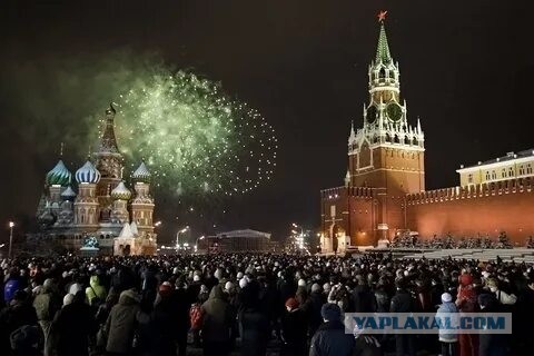 Новый год в центре Москвы превратился в настоящий хаос