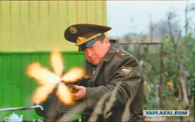 Охота на кабана с пулемётом